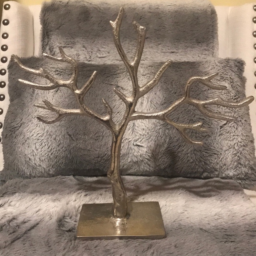 Silver tree jewelry holder / organizer